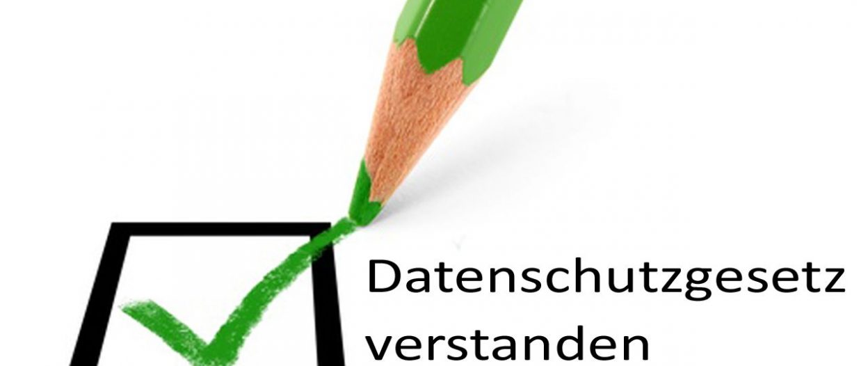 Datenschuzgesetz verstanden Häkchen