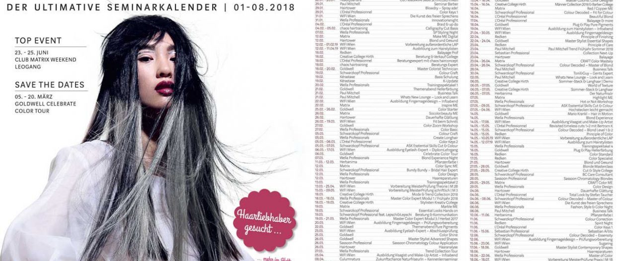 Up to date im Friseurjob mit dem imSalon-Kalender