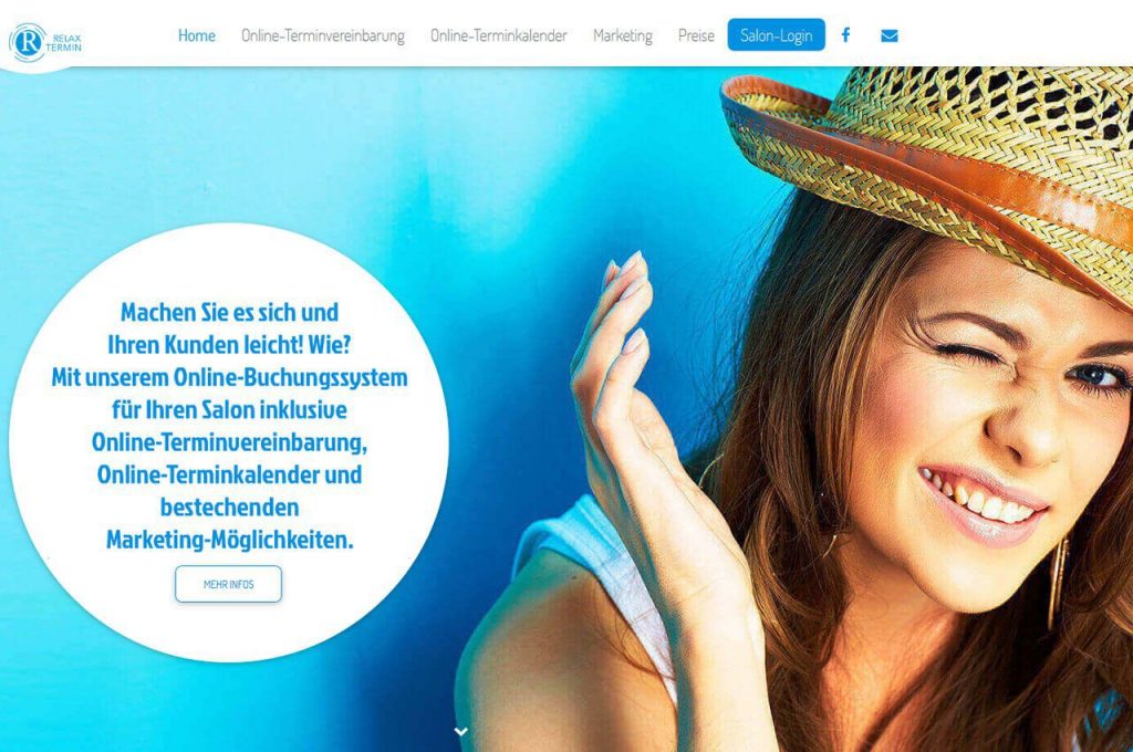 relaxtermin.de - Friseure arbeiten mit neuem Termin-Reservierungsportal