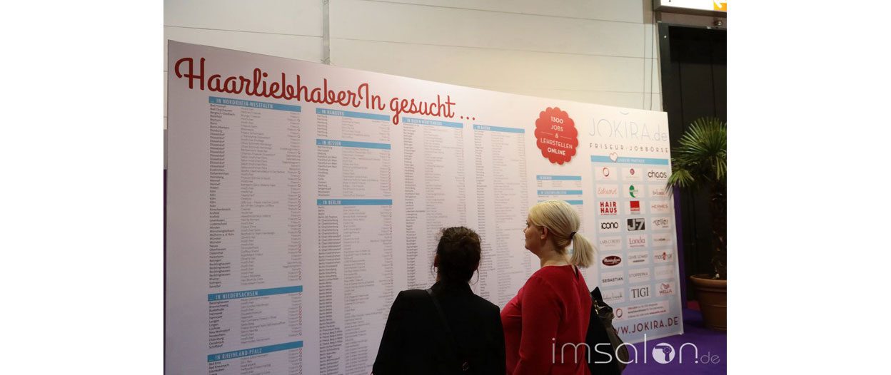 Wir präsentierten Ihre offenen Stellen über 37.000 FriseurInnen, Auszubildenden usw. auf der Top Hair - Die Messe 2018...